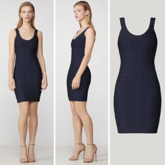 Herve Leger Sydney Signature Bodycon Dress | C20Dr - Picture 1 of 8